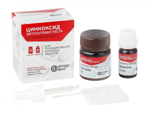 Цинкоксид эвгеноловая паста (без формальдегида) 25 г + 10 мл