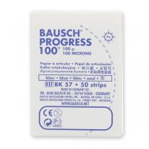 Бумага артикуляционная Бауш (Bausch) BK57 голубая 100 мкм 50 шт