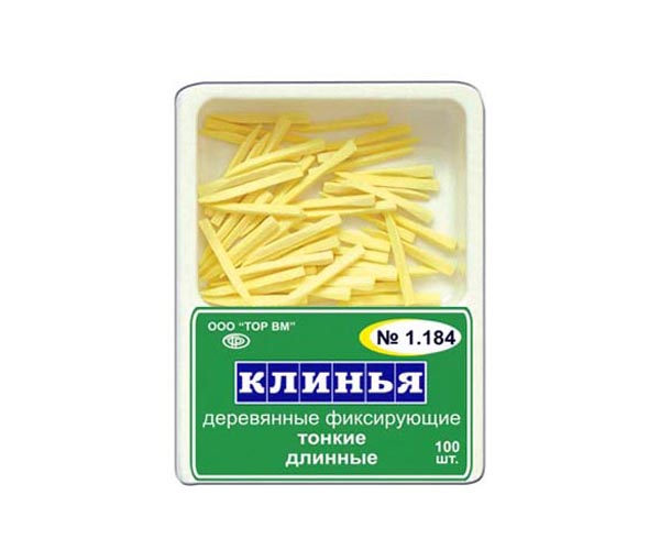Клинья деревянные 1.184 100 шт