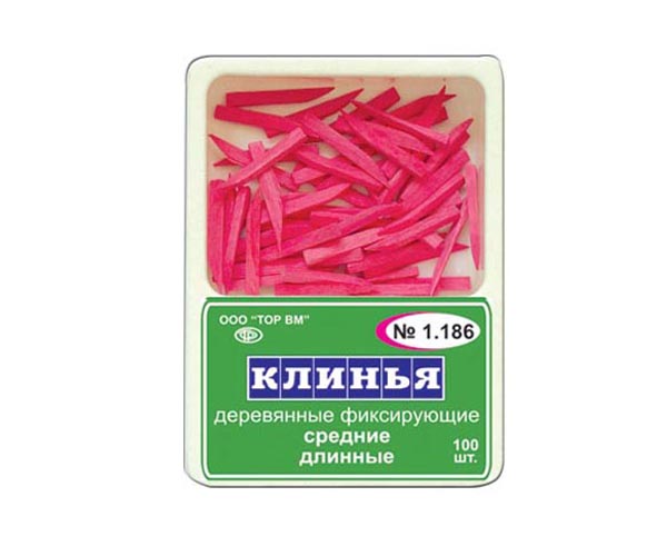 Клинья деревянные 1.186 100 шт