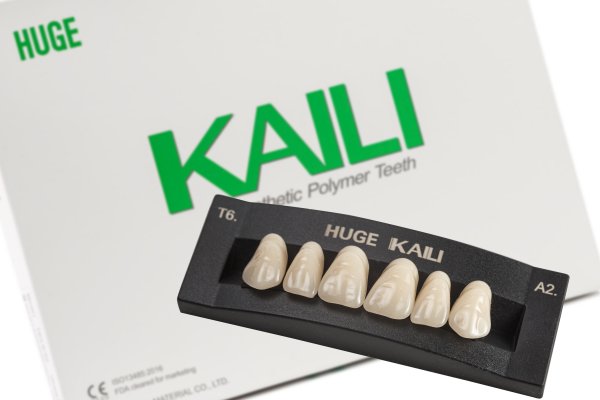 Планка передних верхних зубов Kaili 6 шт S2