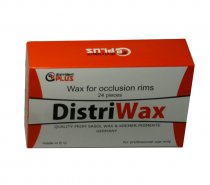 Прикусные восковые валики в форме челюсти (Distriwax Wax for occlusion rims) 24 шт