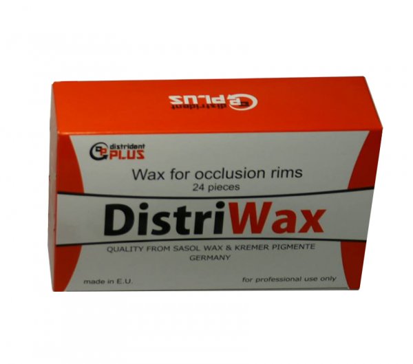 Прикусные восковые валики в форме челюсти (Distriwax Wax for occlusion rims) 24 шт