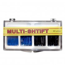 Штифты беззольные Multi-Shift (синие и черные) 80 шт