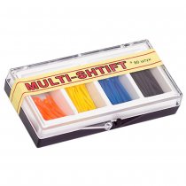 Штифты беззольные Multi-Shift (синие, черные, оранжевые, желтые) 80 шт, 2 развертки