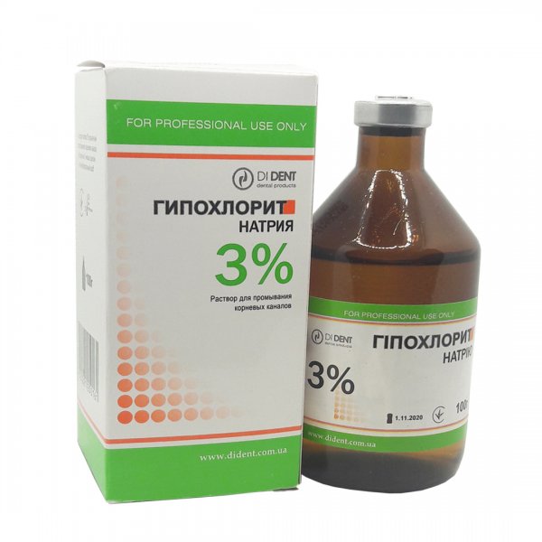 Гипохлорит натрия 3% 100 г