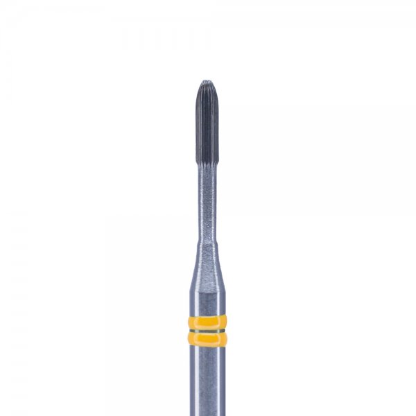 Фреза безопасная Cuticle Clean многогранная длинная желтая