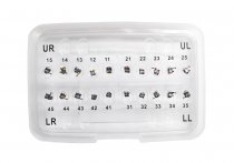 Брекеты Roth mini SWEET 0.18 с крючками 20 шт верх + низ S21-24